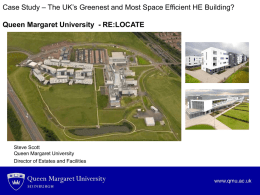 Queen Margaret University - RE:LOCATE Sustainability