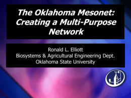 The Oklahoma Mesonet: Creating a Multi