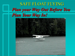 SAFE FLOAT FLYING - Transport Canada