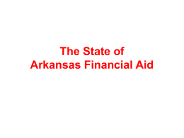 State of Financial Aid in Arkansas | 11.18.2008
