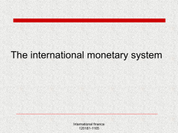 Międzynarodowy system walutowy