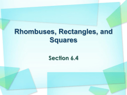6-4 Rectangles