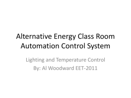 Alternative Energy Automation Control System
