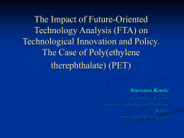 The Impact of Future-Oriented Technology Analysis (FTA) on