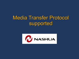 Media Transfer Protocol
