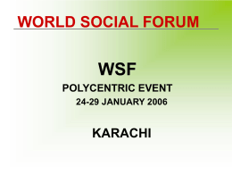 WSF-2006 - World Social Forum