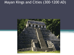 Mayan Kings and Cities