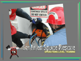 Confined Space Rescue Operations Level