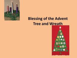 Blessing of the Advent Tree and Wreath