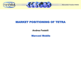 Market Positioning of TETRA