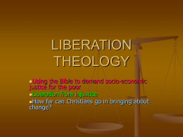 LIBERATION THEOLOGY
