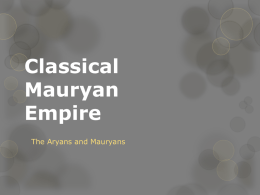 Mauryan Empire - World history