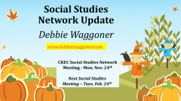 Social Studies - Debbie Waggoner