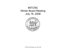 MITCNC Annual Report