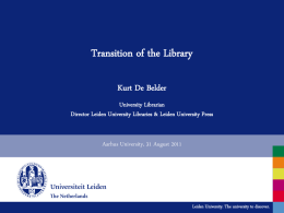Transition of the Library