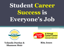 Student Success is Everyone’s Job