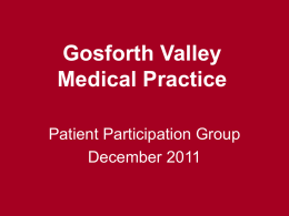 Gosforth Valley Medical Practice