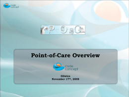 POC Overview - CodeConcept