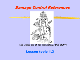 Damage Control References
