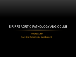 SIR RFS Aortic Pathology Angioclub