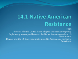 14.1 Native American Resistance