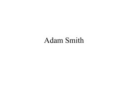Adam Smith - Dublin City University