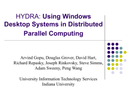 Harnessing Mayflies: Parallel Computing using Condor on
