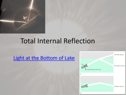 Total Internal Reflection - Halton Catholic District