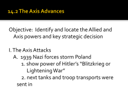 14.2 The Axis Advances