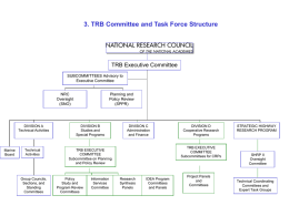 Committee and Task Force Structure