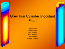 Grey Iron Cylinder Inoculant Float