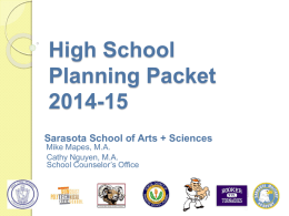 2006-2007 High School Planning Packet