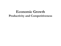 Economic Growth - Durham University