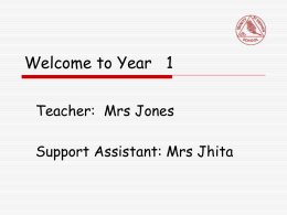 Welcome to Year 2