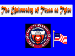 Learning Objectives - University of Texas at Tyler