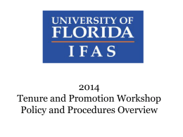 Recruiting and Selection - IFAS Office of Human Resources
