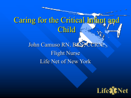 Caring for the Critical Infant and Child