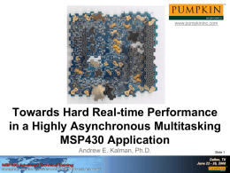 Hardware and Software Design of an RTOS-based MSP430