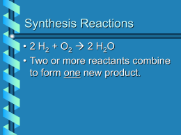 Reaction Symbols