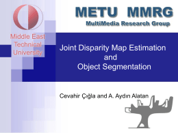 Joint Disparity Map Estimation and Object Segmentation