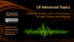 C# Advanced Topics