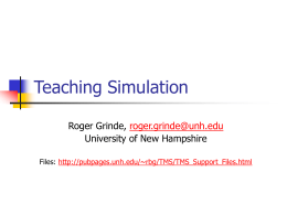 Teaching Spreadsheet Simulation