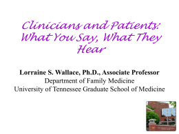 Health Literacy