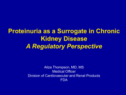 FDA perspective on surrogates/ critical path and
