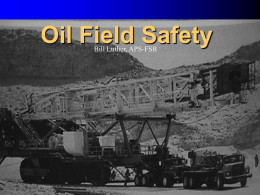 Oil Field Safety PowerPoint Presentation