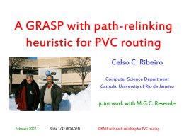 PVC routing algorithms