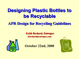 APR Design for Recyling Guidelines
