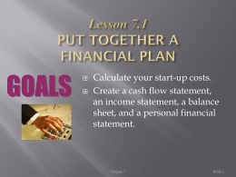 Chapter 7 FINANCE, PROTECT, AND INSURE YOUR BUSINESS