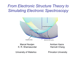 From Electronic Structure Theory to Simulating Electronic