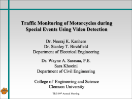 Real-Time Detection and Tracking of Vehicles for Measuring
